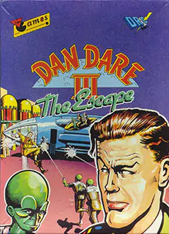 Portada de la descarga de Dan Dare III: The Escape