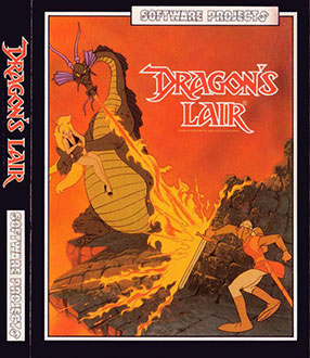Carátula del juego Dragon's Lair (CPC)