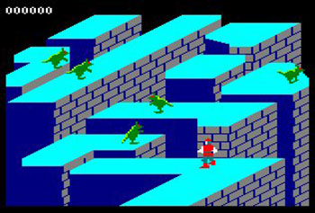Pantallazo del juego online Dragon's Lair (CPC)
