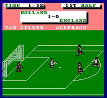 Pantallazo del juego online Emlyn Hughes International Soccer (CPC)