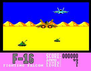 Pantallazo del juego online F16 Fighting Falcon (CPC)