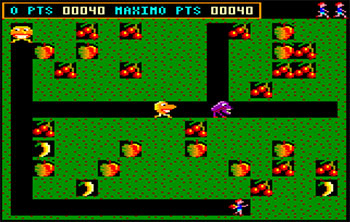 Pantallazo del juego online Fruity Frank (CPC)