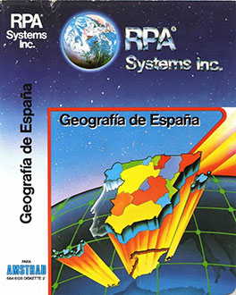 Carátula del juego Geografia de España (CPC)