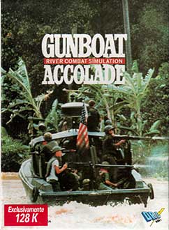 Carátula del juego Gunboat River Combat Simulation (CPC)