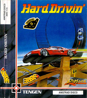 Carátula del juego Hard Drivin' (CPC)