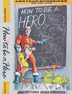 Carátula del juego How to be a Hero (CPC)