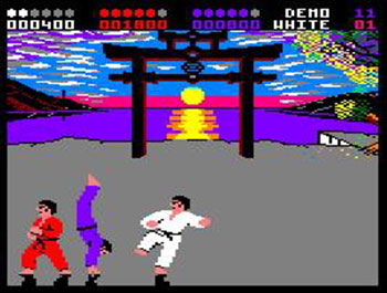 Pantallazo del juego online International Karate Plus (CPC)