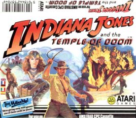 Carátula del juego Indiana Jones And The Temple Of Doom (CPC)