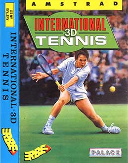 Carátula del juego International 3d Tennis (CPC)