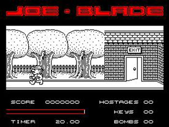 Pantallazo del juego online Joe Blade (CPC)