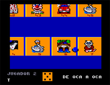 Pantallazo del juego online El Juego de la Oca (CPC)