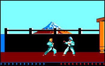 Pantallazo del juego online Karateka (CPC)