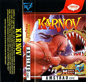 Carátula del juego Karnov (CPC)