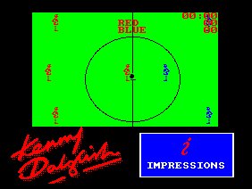 Pantallazo del juego online Kenny Dalglish Soccer Match (CPC)