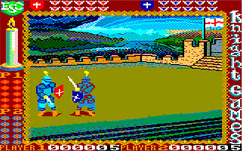 Pantallazo del juego online Knight Games (CPC)