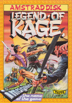 Carátula del juego The Legend of Kage (CPC)