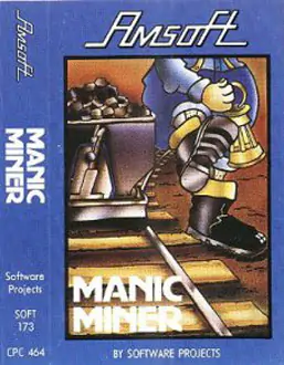 Portada de la descarga de Manic Miner