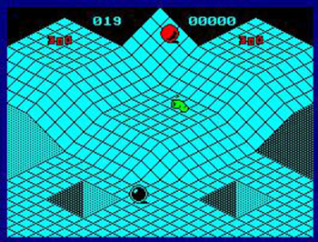 Pantallazo del juego online Marble Madness Deluxe Edition (CPC)