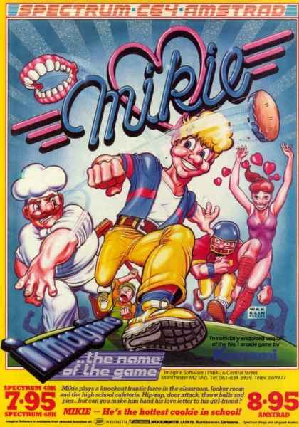 Carátula del juego Mikie (CPC)