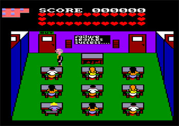 Pantallazo del juego online Mikie (CPC)