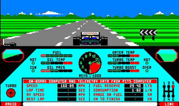 Pantallazo del juego online Nigel Mansell's Grand Prix (CPC)