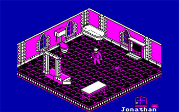 Pantallazo del juego online Nosferatu The Vampyre (CPC)