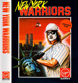 Carátula del juego New York Warriors (CPC)