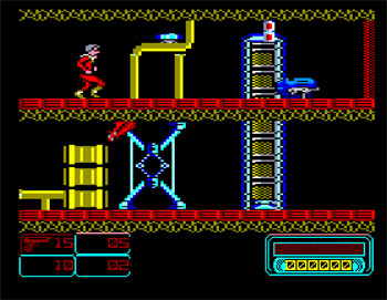 Pantallazo del juego online Obliterator (CPC)