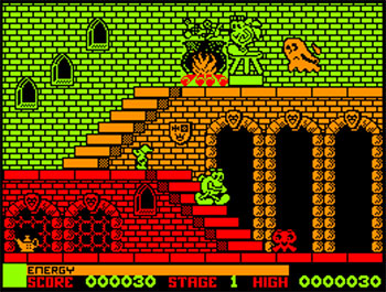 Pantallazo del juego online Olli & Lissa The Ghost of Shilmoore Castle (CPC)