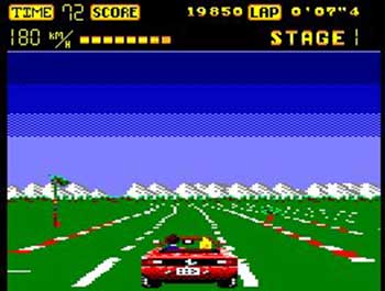 Pantallazo del juego online Out Run (CPC)