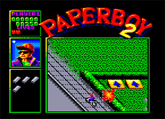 Pantallazo del juego online Paperboy 2 (CPC)
