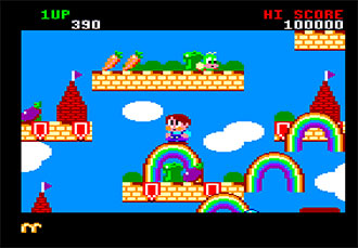 Pantallazo del juego online Rainbow Islands (CPC)