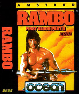 Carátula del juego Rambo First Blood Part II (CPC)