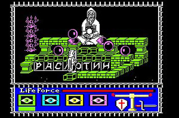 Pantallazo del juego online Rasputin (CPC)
