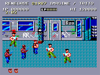 Pantallazo del juego online Renegade (CPC)