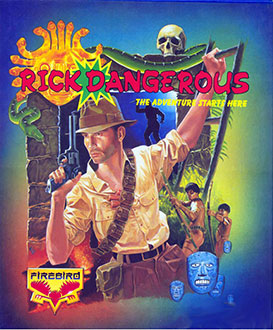 Carátula del juego Rick Dangerous (CPC)