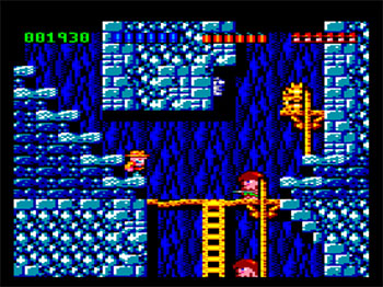 Pantallazo del juego online Rick Dangerous (CPC)