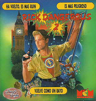 Juego online Rick Dangerous II (CPC)