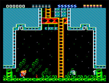 Pantallazo del juego online Rick Dangerous II (CPC)