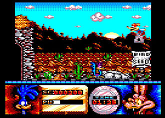 Pantallazo del juego online Road Runner and Wyle E. Coyote (CPC)