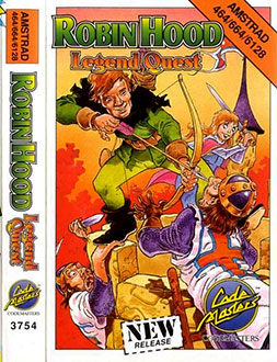 Carátula del juego Robin Hood Legend Quest (CPC)