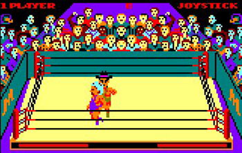 Pantallazo del juego online Rock'N Wrestle (CPC)