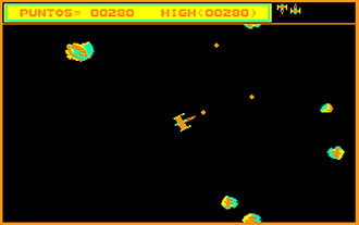 Pantallazo del juego online Rock Raid (CPC)