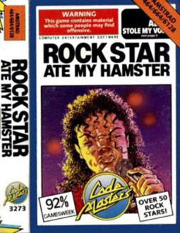 Carátula del juego Rock Star Ate My Hamster (CPC)