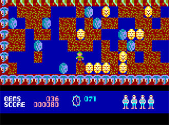 Pantallazo del juego online Rockford (CPC)