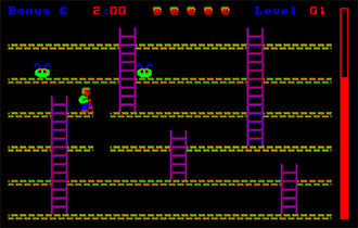 Pantallazo del juego online Roland en el Infierno (CPC)