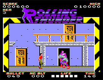 Pantallazo del juego online Rolling Thunder (CPC)