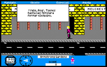 Pantallazo del juego online Roy Of The Rovers (CPC)