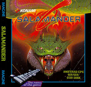 Carátula del juego Salamander (CPC)