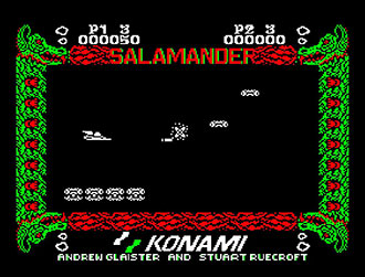 Pantallazo del juego online Salamander (CPC)